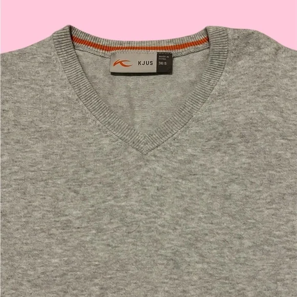 Grey KJUS v-neck pullover - Picture 4 of 4